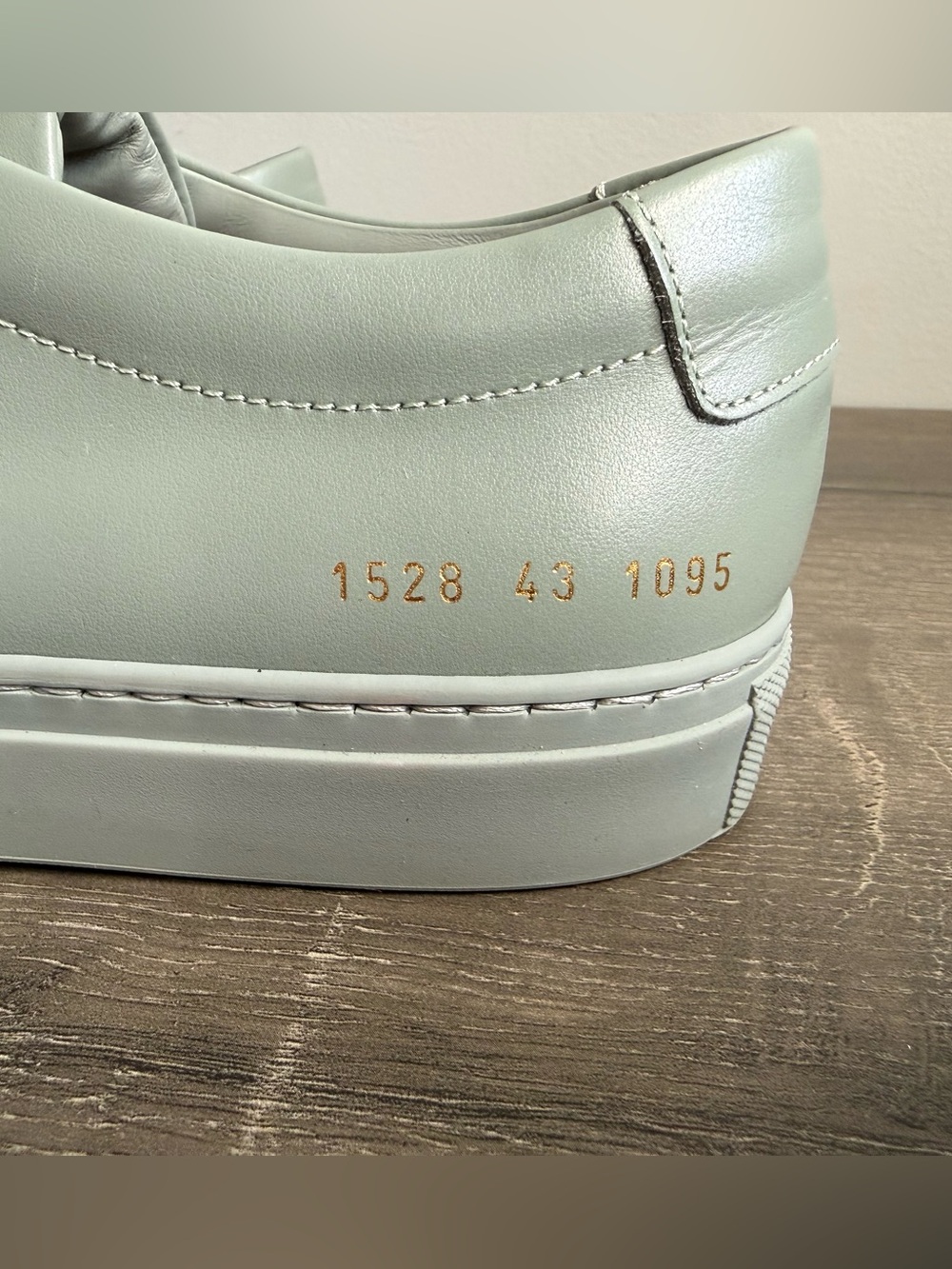 Common Projects Low-Top Sneakers in Light Sage Green - Picture 4 of 7